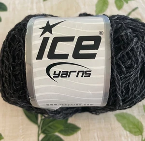 ICE Sale Invierno - Lana/Acrílico Dedos Peso Hilo Color Negro Gris - Imagen 1 de 5