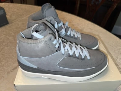 NEW Jordan 2 Retro COOL GREY BLUE Women's Size 10.5 (Men's 9) shoes FB8871-041 - Image 1 of 4