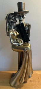 RACHEL ZOE GOLD HALLOWEEN SPOSA E SPOSO FIGURA 19,5” nuova con etichette - Foto 1 di 6