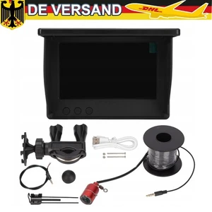 20M Buscador de Peces Submarino Pesca en Hielo Cámara 4,3" Monitor 190° Gran Angular DHL - Imagen 1 de 13