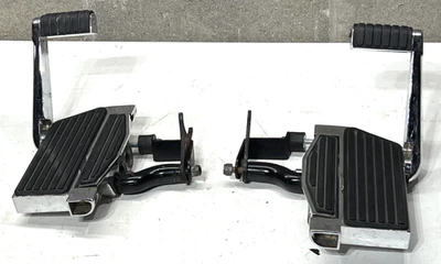 HARLEY DAVIDSON SOFTAIL GOMA CROMADA ESTRIBERAS DE PASAJERO TABLAS DE PISO Foto 1 de 4