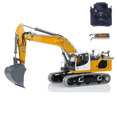 LESU 1/14 RC Hydraulic Excavator LR945 RTR Construction Vehicle W/PL18EV Lite - Image 1 of 4