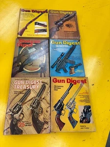 LOT OF 6 Gun Digest Books vintage rough shape - Foto 1 di 24