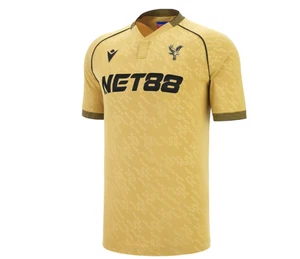 Macron Crystal Palace 2025 - 26 Authentic Third Jersey -Gold - Picture 1 of 9