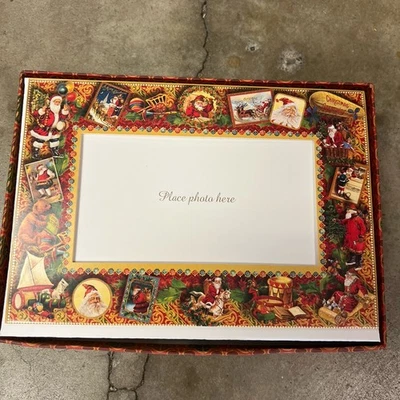 Photo Cards Punch Studio Santa Christmas Holiday Greeting Set of 18 New Vintage - Image 1 of 4