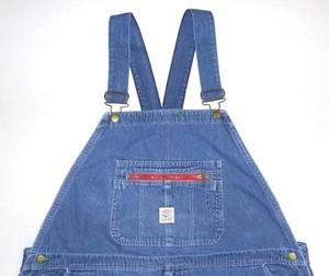 POINTER BRAND - Salopette uomo vintage 46"W x 30"L made in USA salopette blu - Foto 1 di 7