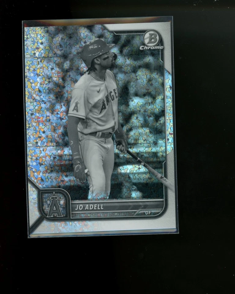 2022 Bowman Chrome Black White Mini Diamond Refractor #29 Jo Adell #d 172/199 - Image 1 of 1
