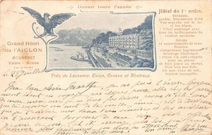 Suisse - LE BOUVERET (VS) Grand Hôtel de l'Aiglon - VOIR LES SCANS POUR L'ÉTAT - Imagen 1 de 2