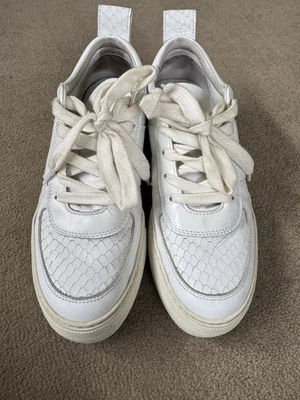 Whistles Flat form Trainers White Leather 39 Uk 6 - Image 1 of 4