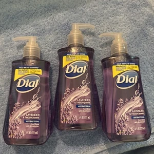 Dial Antibacterial Liquid Hand Soap Lavender & Twilight Jasmine Set of 3 - Picture 1 of 4