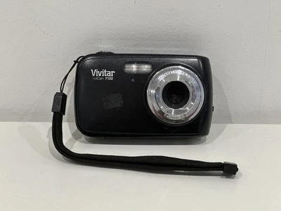 Vivitar Vivicam 7122 Digital Camera 7.1mp Black. Tested & Working - Image 1 of 4
