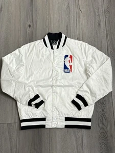 NIKE DUNK NBA BOMBER COAT VARSITY JACKET WHITE ALL STAR COACH WARM UP MEDIUM - Bild 1 von 6