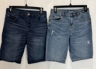 Boys Size 12 Denim Jean Shorts Children’s Place (Lot of 2 Pairs) EUC - Image 1 of 4