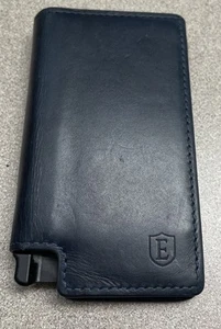 Ekster Leder Parlament Karten Geldbörse Slim in Marineblau Smart Cash Karten - Bild 1 von 7