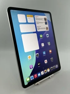 Apple iPad Pro 11" 2018 A1934 Silver Unlocked 4G 64GB 4GB Ram iPadOS Tablet - Picture 1 of 24
