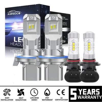 For Mazda Tribute 2008-2011 Utility 4-Door LED Headlight 4Pc Bulbs 80000LM 6500K Foto 1 de 4