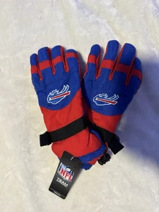 Guantes unisex jóvenes NFL azul/rojo Buffalo Bills talla 8-20 nuevos con etiquetas $25 - Imagen 1 de 7