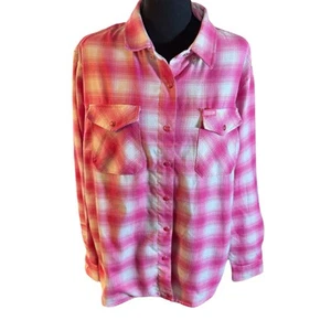 Dixxon The Ribbon Pink Flannel Shirt Men’s 2xl Breast Cancer - Picture 1 of 11