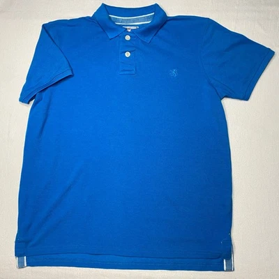 Cotton On Mens Polo sz XXL Blue Short Sleeve Point Collar 100% Cotton Classic - Image 1 of 4