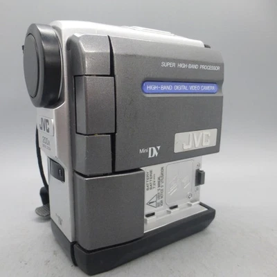 JVC GR-DVX400EK Handheld MiniDV Camcorder Silver Tested - Image 1 of 4