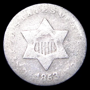 1853 Silver Three Cent Piece 3cp ---- Nice Coin ---- #926U - Picture 1 of 3