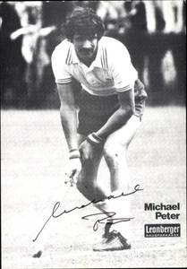 Autogammkarte, Hockeyspieler Michael Peter, Portrait, Autogramm - 11447232 - Bild 1 von 2