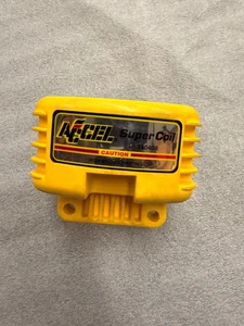 Accel Yellow Single Fire Super Coil Harley Davidson shovelhead, fxr, softail SM3 - Picture 1 of 7