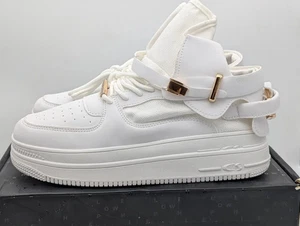 White Pole Herren High Top Time Travelers II TWP Weiß Turnschuhe Größe 8 - Bild 1 von 13