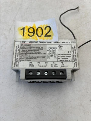 Módulo de control de contactor de iluminación General Electric CR460XMC 120VAC Foto 1 de 3