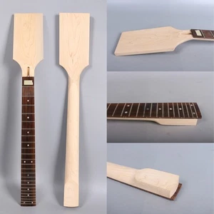 Paddle 24 fret 24.75 inch  maple Guitar Neck Rosewood fretboard  nut 42mm -56mm - Picture 1 of 8