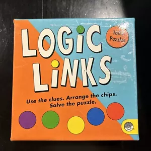 Logic Links Puzzle Game - 166 Challenges Logic Thinking & Reasoning by MindWare - Picture 1 of 3