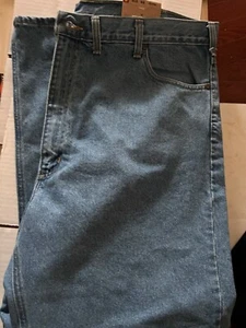 NEW Carhartt B18 STW Straight Fit Tapered Heavyweight Denim Jeans Sz 46 x 32 - Picture 1 of 8