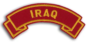 US Marine Corps USMC Iraq War Uniform Shoulder Rocker - Foto 1 di 1