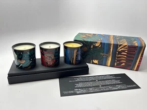 Rare DIPTYQUE Collection Forets Imaginaires Trio Set 3 Kerzen Kiefer Oliban Ambar - Bild 1 von 8