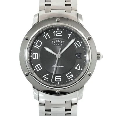 HERMES Clipper Classic CP2.810 Gray Dial Automatic Mens Watch 90270023 - Image 1 of 4