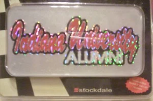 INDIANA UNIVERSITY ALLUMNI Universal Domed HITCH COVER - 75% OFF Retail PRICE - Picture 1 of 3