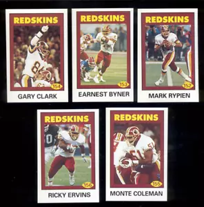 1992 Diamond Washington Redskins Aufkleber Set MARK RYPIEN EARNEST BYNER CLARK - Bild 1 von 1