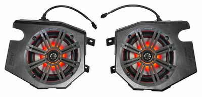 Kicker 6.5" LED Speakers for 2014-19 Polaris RZR 1000/900S/Turbo+Speaker Pods - Image 1 of 4