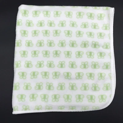 Disney Baby Blanket Bee Fleece Single Layer Green White Winnie the Pooh - Image 1 of 4