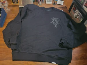 NEW Men's Size SMALL Represent Black Sweatshirt Angels Theme FREE SHIPPING - Picture 1 of 9