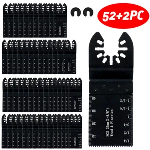 52PCS OSCILLATING MULTI TOOL BLADE SAW BLADES WOOD METAL CUTTER FOR DEWALT FEIN - Picture 1 of 17