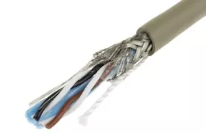Alpha B962023 GE321 grey 2 pair shielded cable 26awg 50M 164ft - Picture 1 of 4