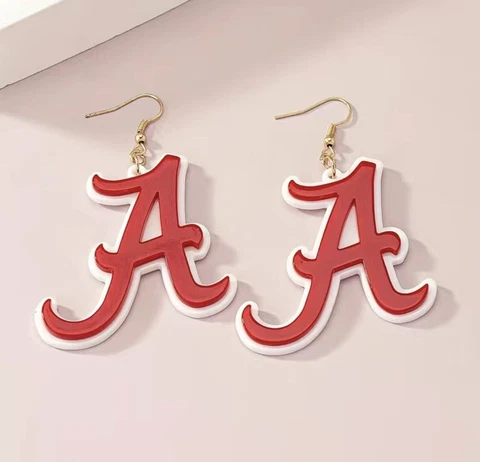 Alabama Crimson Tide Earrings Cover