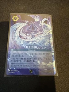 LORCANA Let It Go Grand  2/C1 Extended Art Tournament Top Prize Tokyo Promo Card - Picture 1 of 6