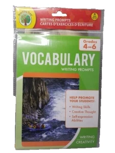 Teaching Tree Vocabulary Writing Prompts Grades 4-6 Pack Of 8 Creativity - Picture 1 of 7