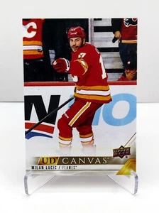 2022-23 Upper Deck Series 2 UD Canvas Card #C131 Milan Lucic Flames - Picture 1 of 1