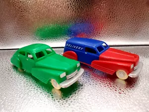 Binary Arts 2000 Dime Store Dreams Classic Cars (2) 1940s Delivery & Coupe 4.75" - Picture 1 of 8