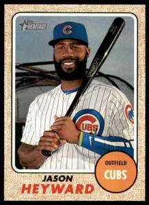 Jason Heyward 2017 Topps Heritage #166 46122 - Picture 1 of 2