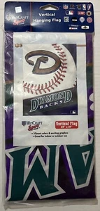 Arizona Diamond Backs - MLB - 27" X 37" - Vertical Hanging Flag - 032085807564 - Picture 1 of 7