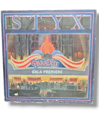 Styx Cornerstone Vinyl LP 1979 A.D. 1928 Rockin' The Paradise Lonely People - Image 1 of 4